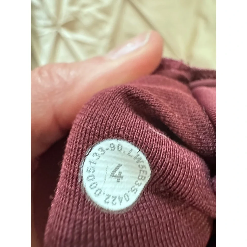 Lululemon Wunder Train High Rise Tight 25 Foil Red Merlot Burgundy LW5EB3S 4